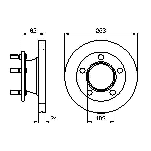 WABCO 9617030010 Parking Brake Valve