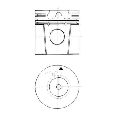 KOLBENSCHMIDT 94502630 Piston