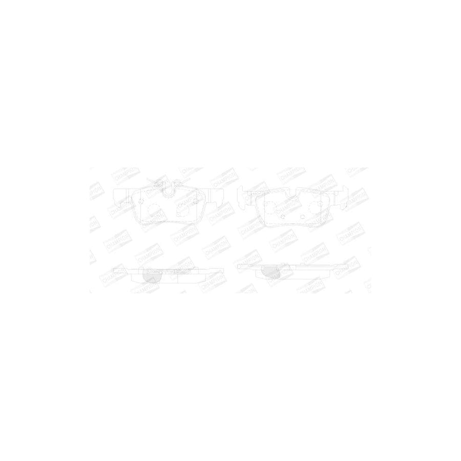Champion 573767Ch Brake Pad Set