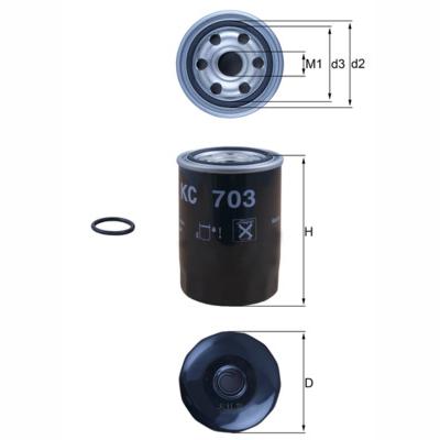 KNECHT KC703D Fuel Filter