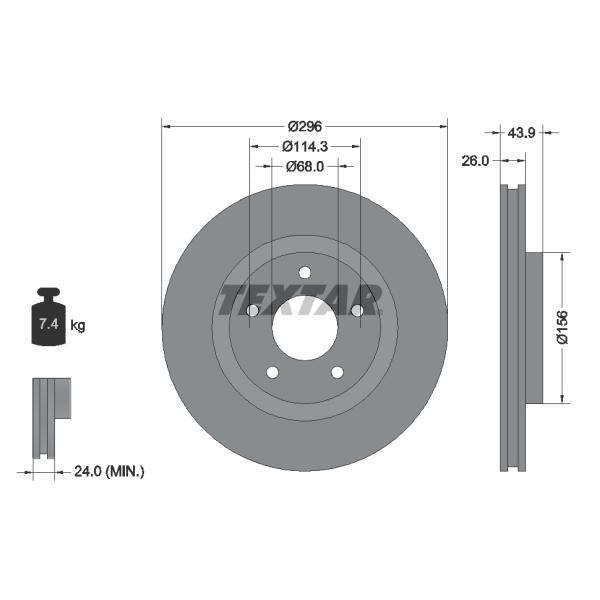 AUTOFREN SEINSA D7-078C Brake Caliper Guide Sleeve Kit