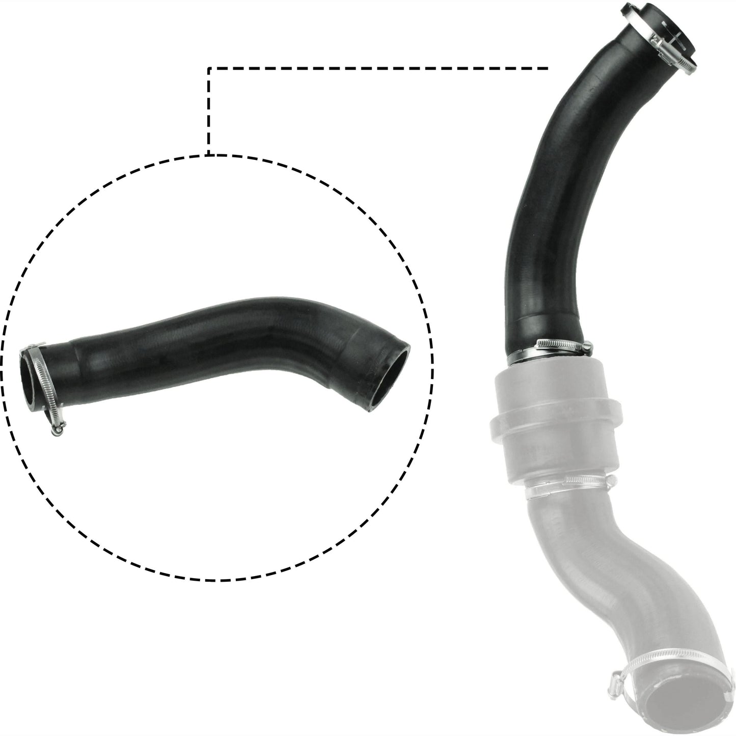 GATES GAT09-0629 Charge Air Hose