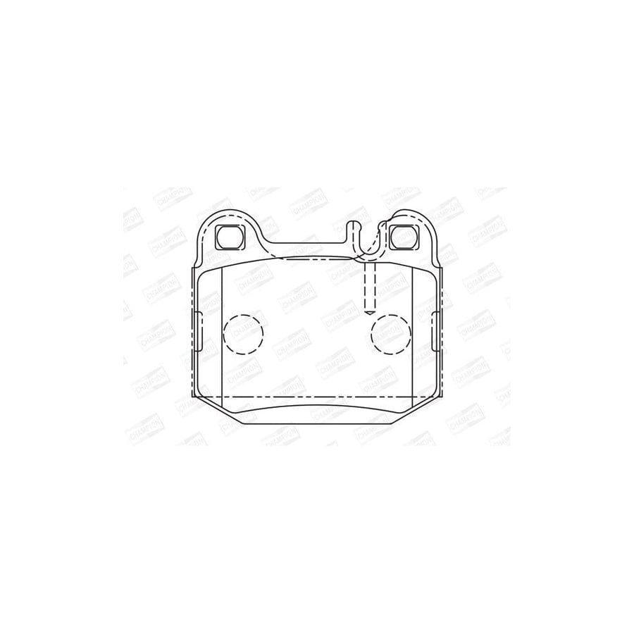 Champion 573147Ch Brake Pad Set
