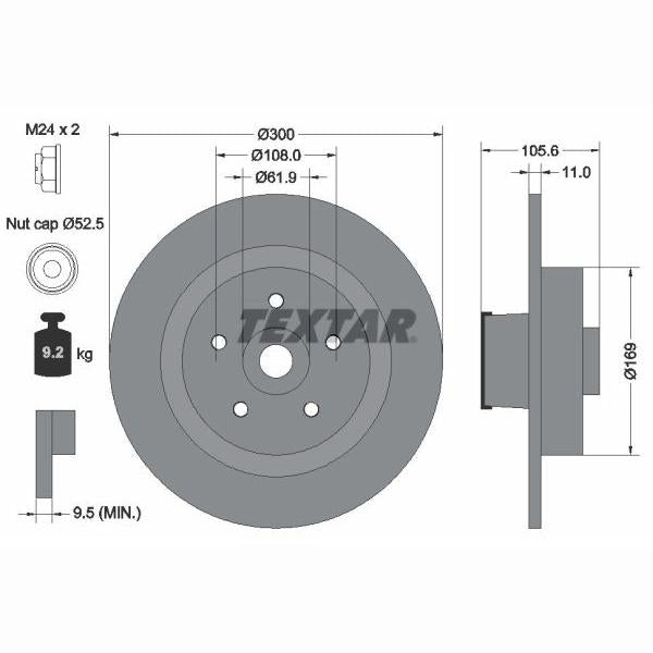 AUTOFREN SEINSA D7-148C Brake Caliper Guide Sleeve Kit
