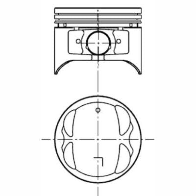 KOLBENSCHMIDT 40062600 Piston