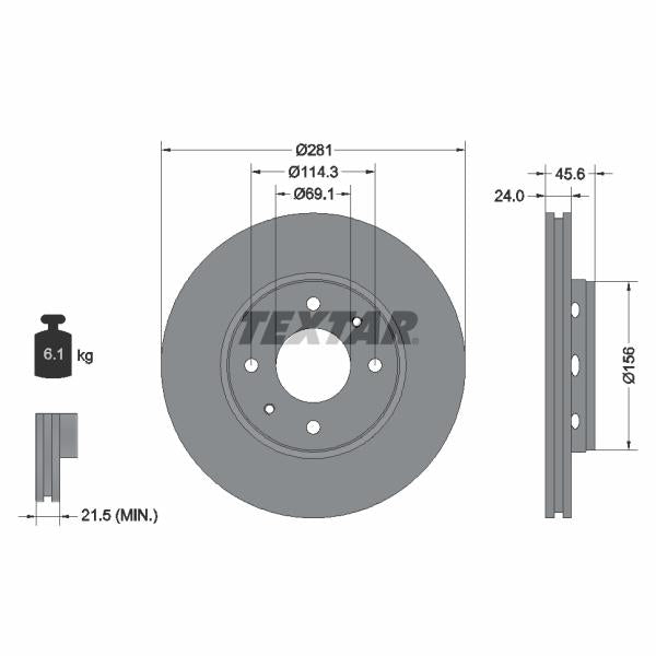 WABCO 8977536214 Brake Caliper Guide Bellow