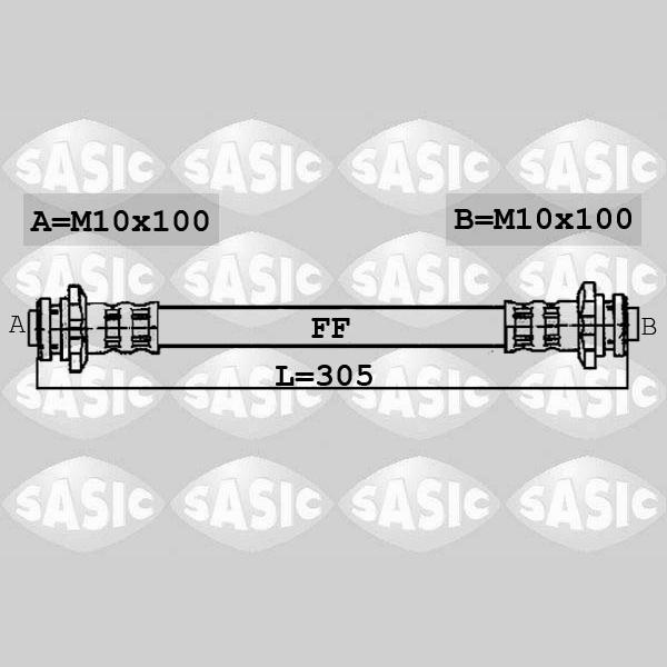 SASIC SAS6606066 Brake Hose