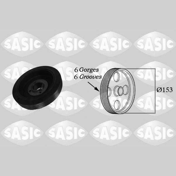 SASIC SAS2150027 Crankshaft Belt Pulley