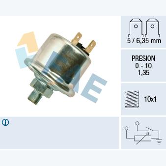 FAE FAE14750 Oil Pressure Sensor