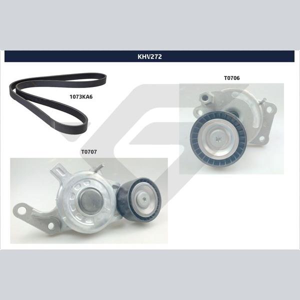 HUTCHINSON HUKHV272 V-Ribbed Belt Set