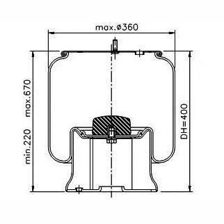 PETERS 084.164-71 Air Suspension Bellow