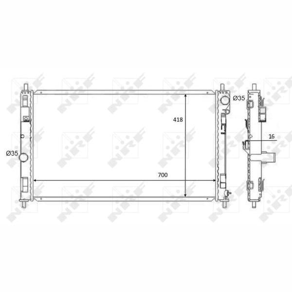 NRF NRF59089 Engine Radiator