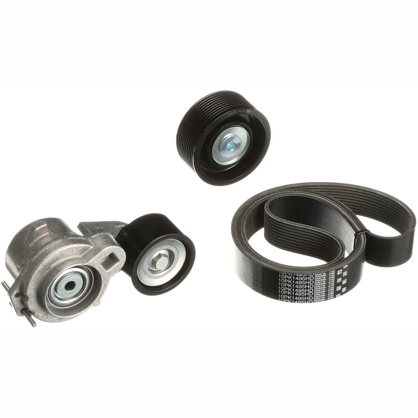 GATES GATK0310PK1495HD V-Ribbed Belt Set