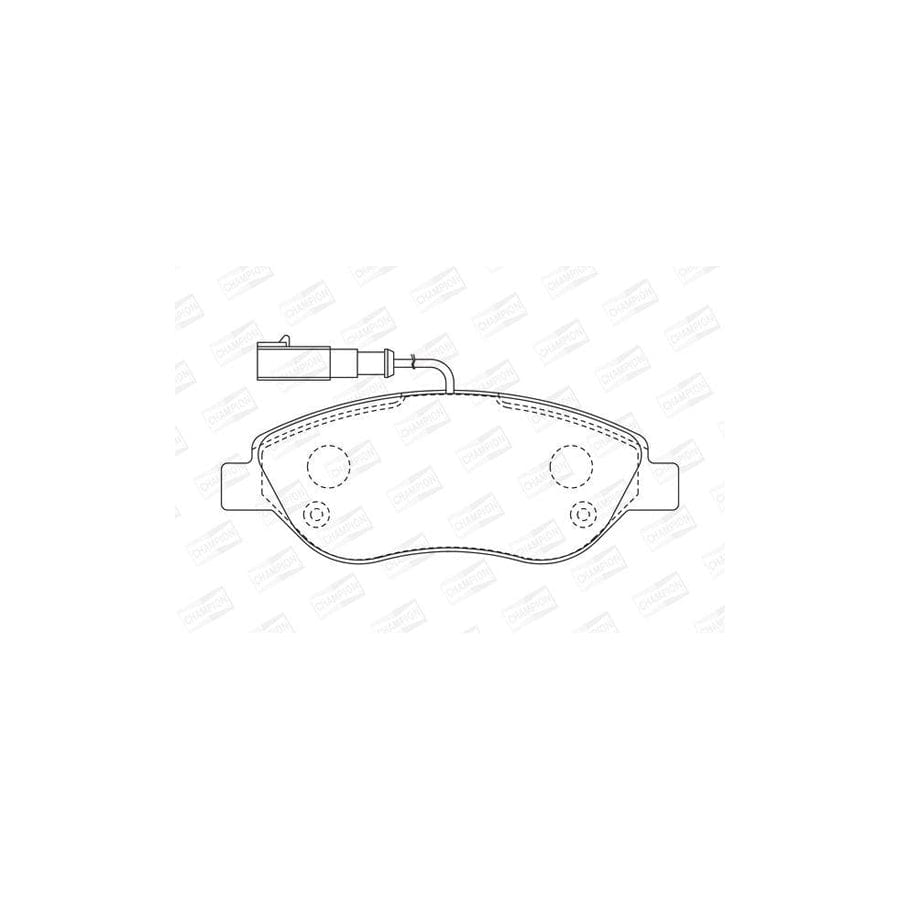 Champion 573076Ch Brake Pad Set