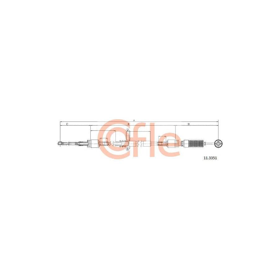 Cofle 92.11.3351 Cable, Manual Transmission