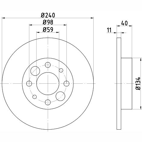 WABCO 8977532614 Brake Caliper Guide Bellow