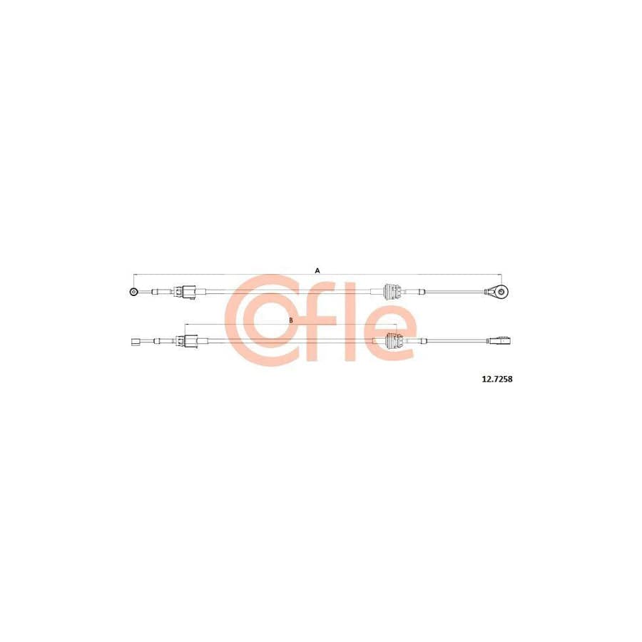 Cofle 12.7258 Cable, Manual Transmission