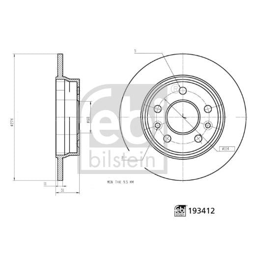 WABCO 9617220072 Parking Brake Brake Valve Repair Kit