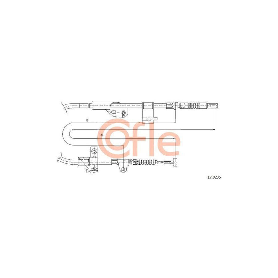 Cofle 15.3301 Clutch Cable