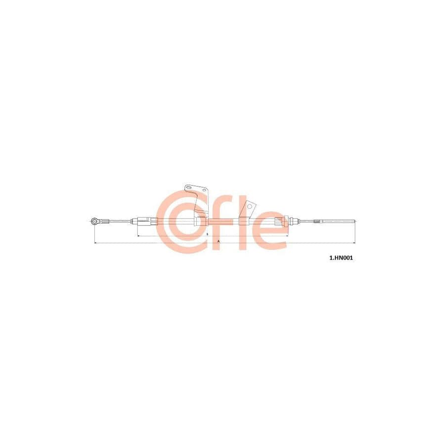 Cofle 92.1.Hn001 Hand Brake Cable for Honda Cr-V II (Rd)