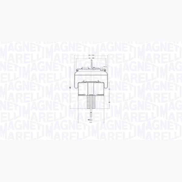 MAGNETI MARELLI 030607020307 Compressed-Air System Air Tank