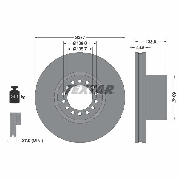 HERTH+BUSS JAKOPARTS J3352002 Brake Disc Splash Guard