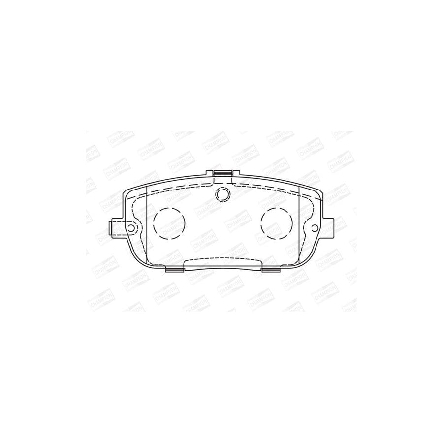 Champion 573640Ch Brake Pad Set