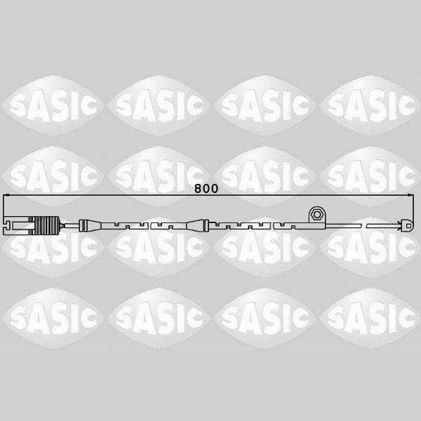 SASIC SAS6236028 Brake Pad Wear Warning Contact