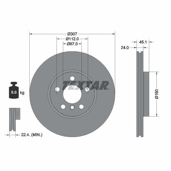 AUTOFREN SEINSA D7-030C Brake Caliper Guide Sleeve Kit