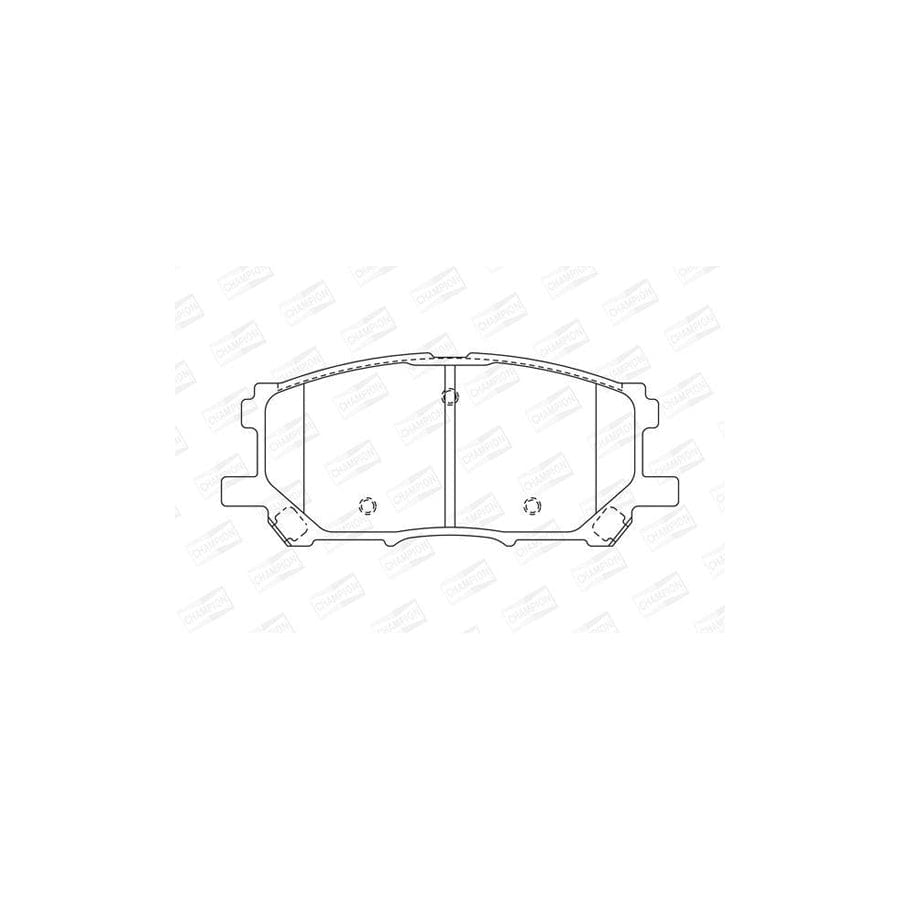 Champion 572562Ch Brake Pad Set