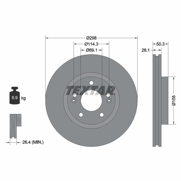 HERTH+BUSS JAKOPARTS J3330801 Brake Disc Splash Guard