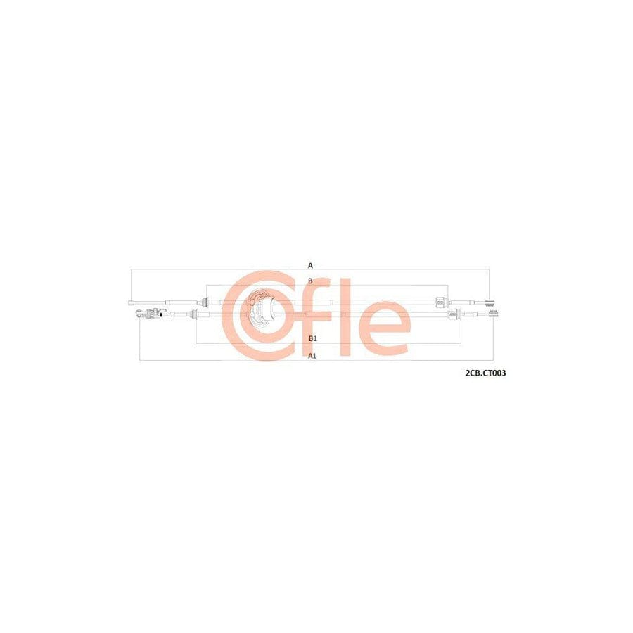 Cofle 2Cb.Ct003 Cable, Manual Transmission