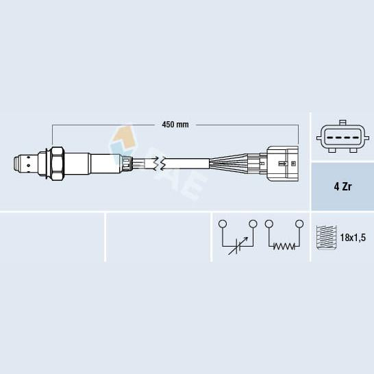 FAE AE77469 Lambda Sensor