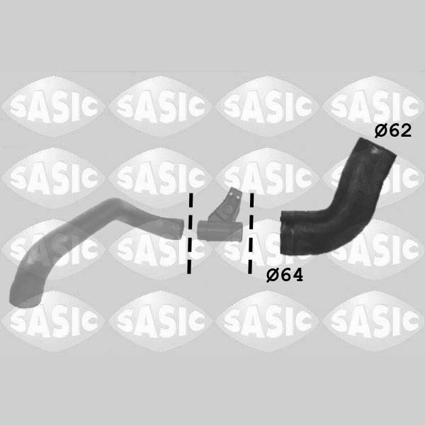 SASIC SAS3336090 Charge Air Hose