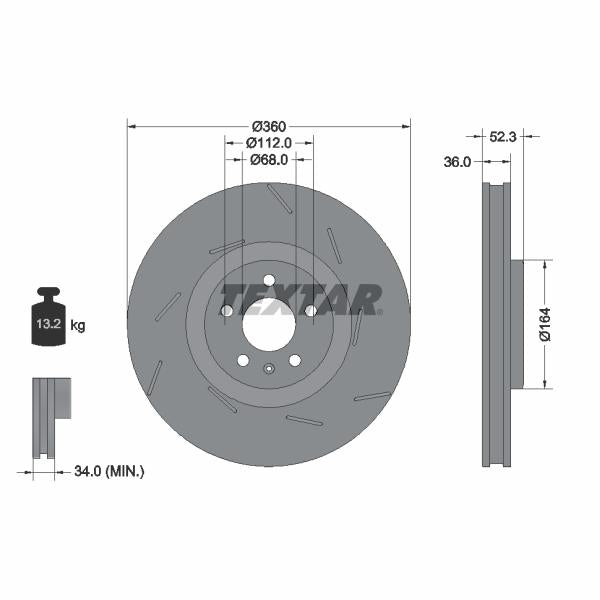 AUTOFREN SEINSA D7-053C Brake Caliper Guide Sleeve Kit