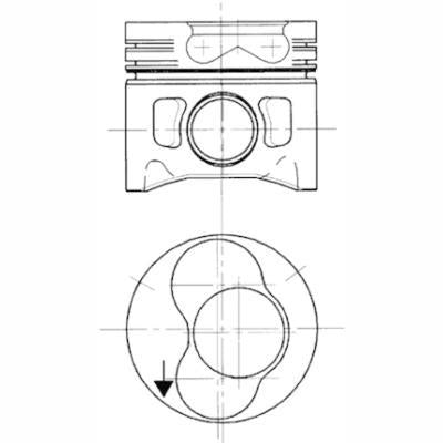 KOLBENSCHMIDT 94428730 Piston