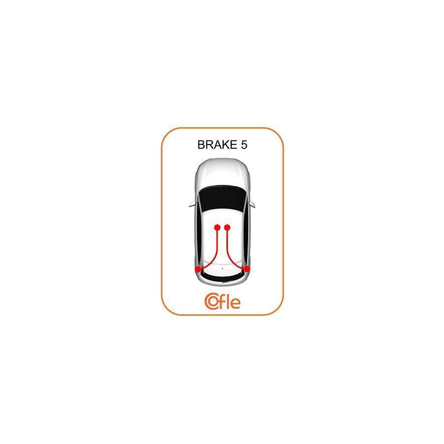 Cofle 92.17.5061 Hand Brake Cable