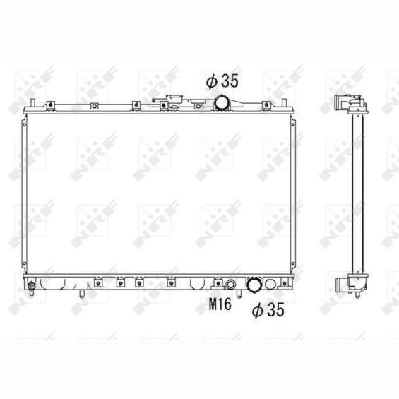 NRF NRF53301 Engine Radiator