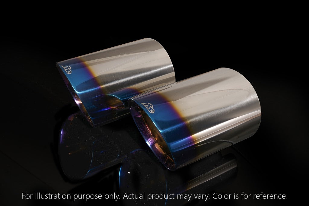 Fi Exhaust Quad Tips in Titanium Blue for Lamborghini Gallardo LP560-4 2008-2013