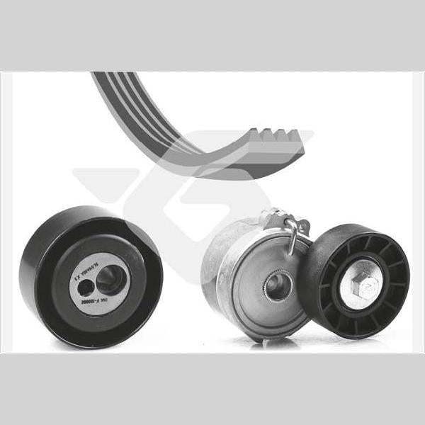 HUTCHINSON HUKHV129 V-Ribbed Belt Set