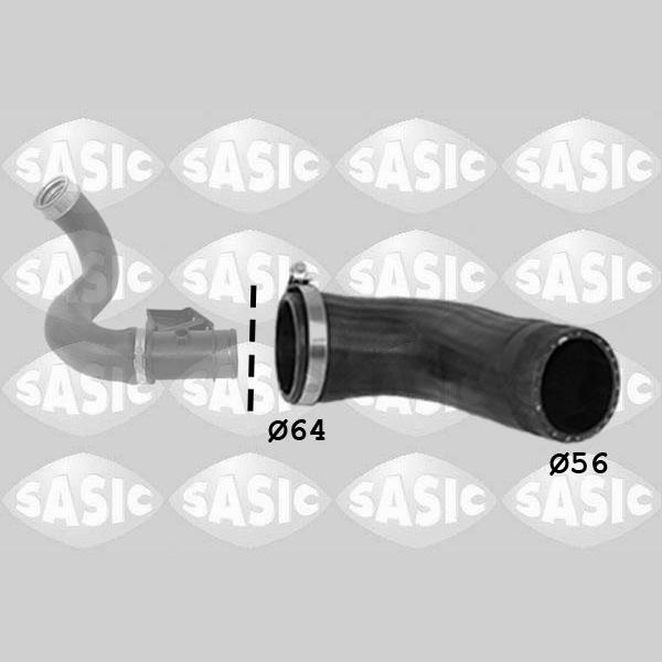 SASIC SAS3336247 Charge Air Hose