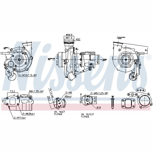 NISSENS NIS93579 Turbocharger