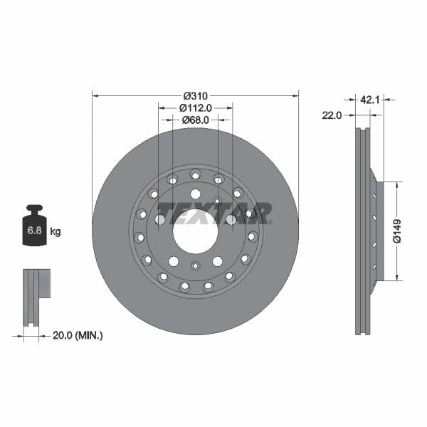 AUTOFREN SEINSA D7-093C Brake Caliper Guide Sleeve Kit