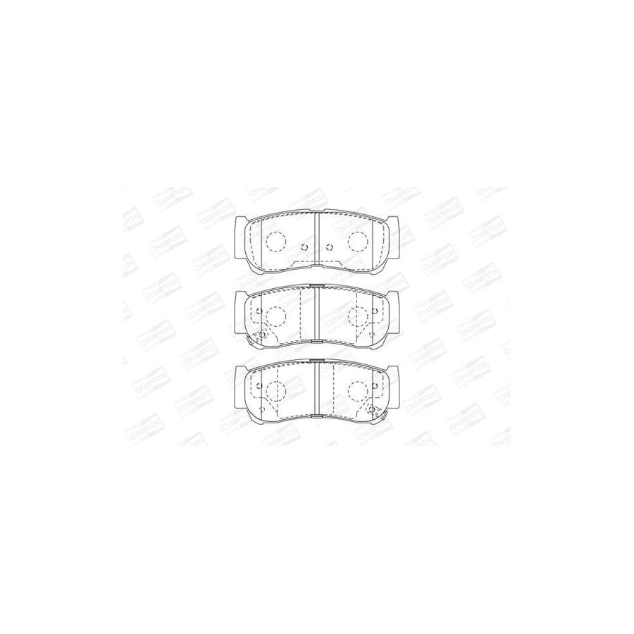 Champion 572608Ch Brake Pad Set