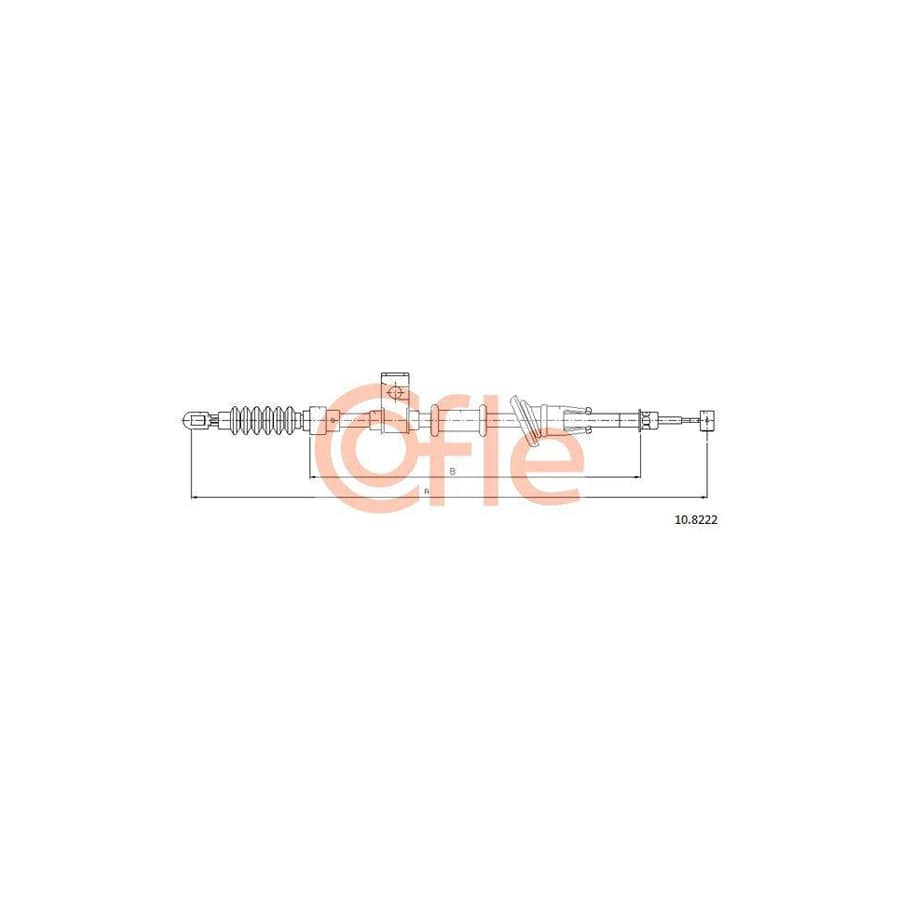 Cofle 92.10.8222 Hand Brake Cable