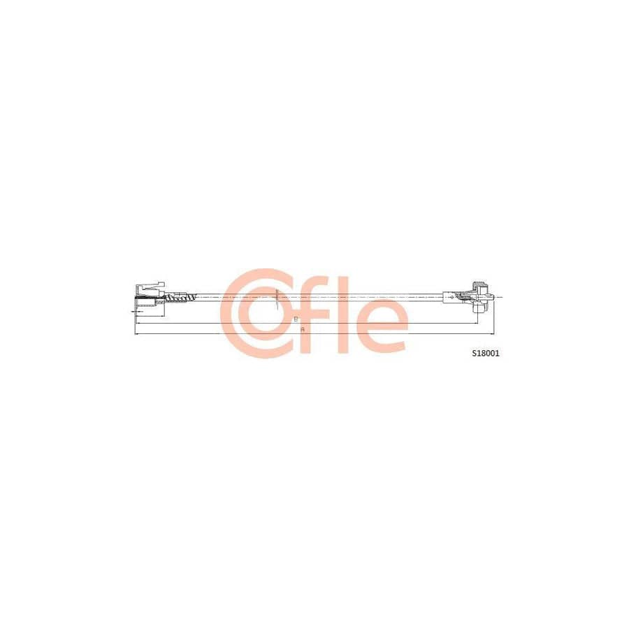 Cofle S18001 Speedometer Cable for Mitsubishi Starion (A180, A187)