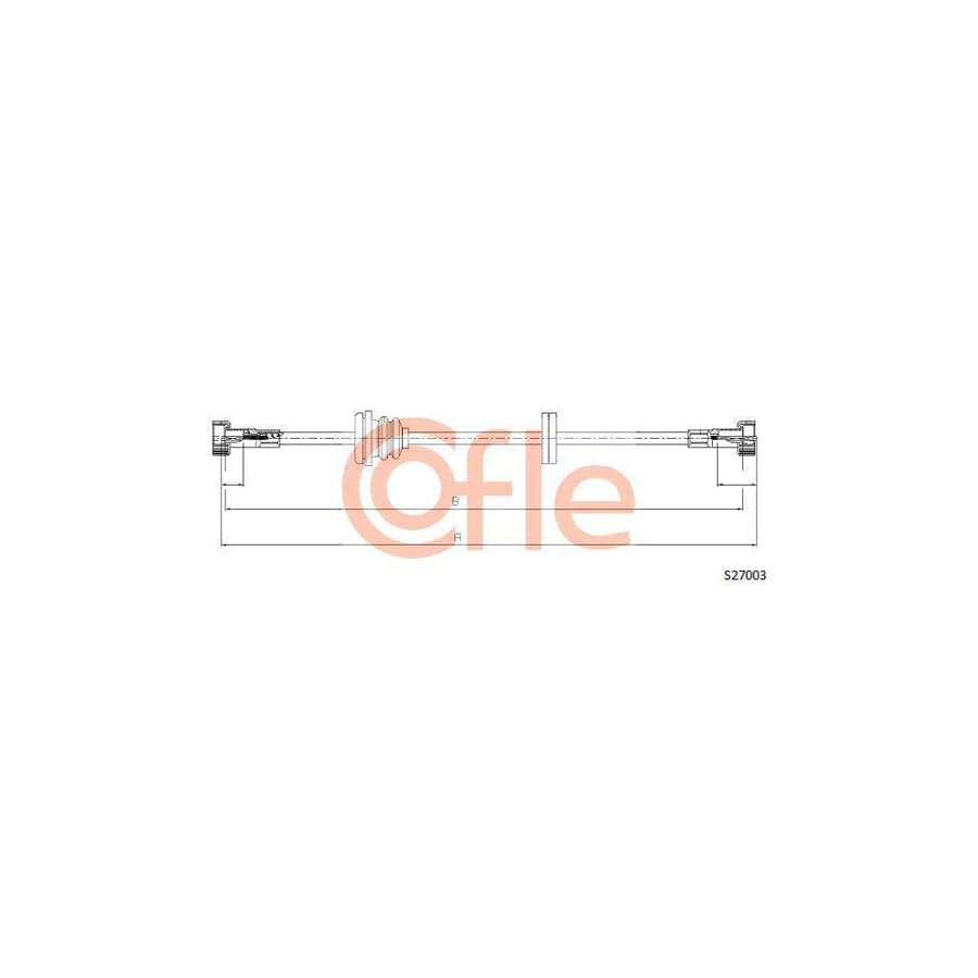 Cofle 92.S27003 Speedometer Cable for Skoda Felicia