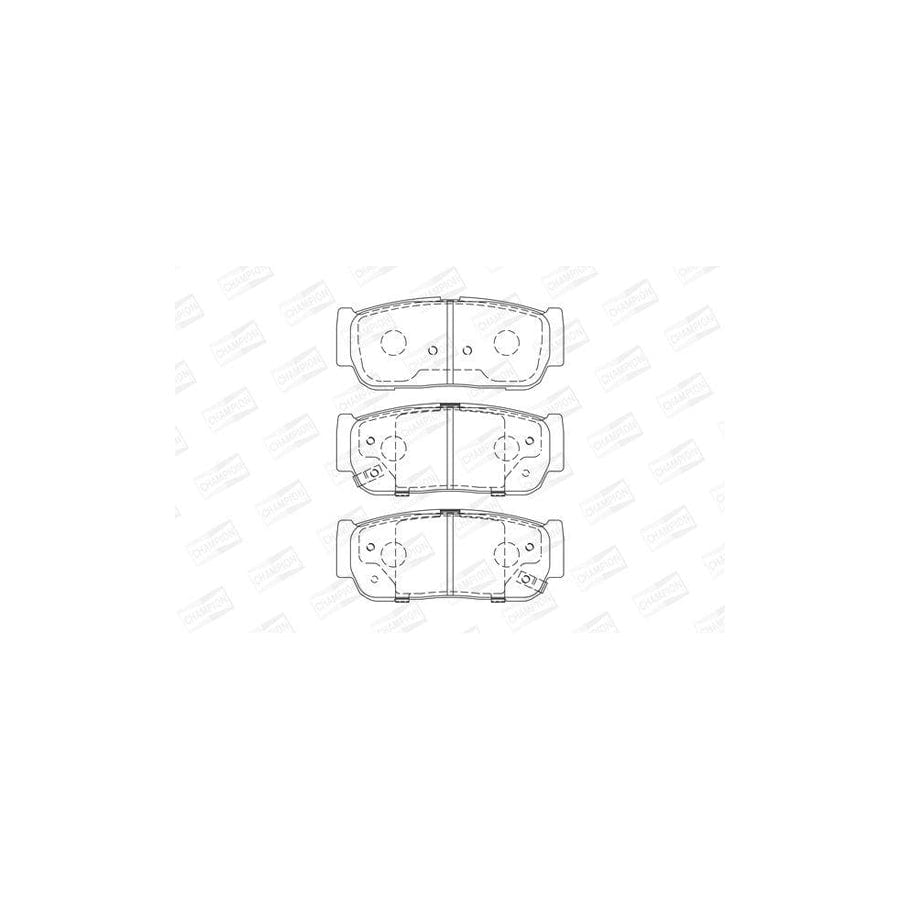 Champion 573676Ch Brake Pad Set