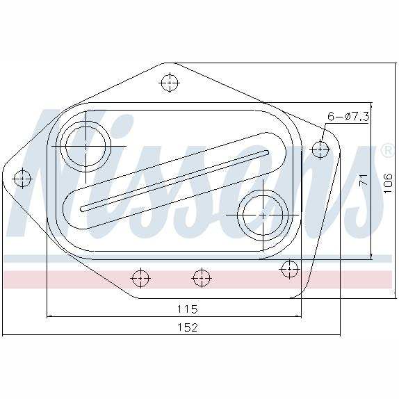 AVA COOLING FT3492AVA Engine Oil Oil Cooler