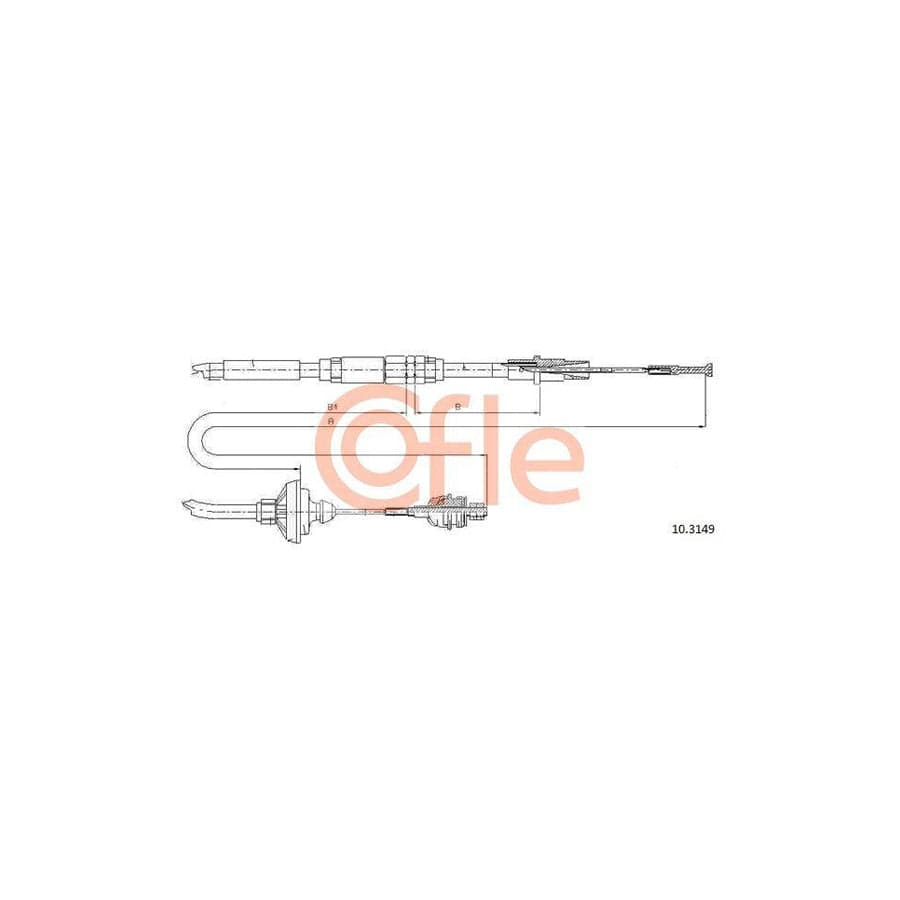Cofle Bh.Vk060 Brake Hose